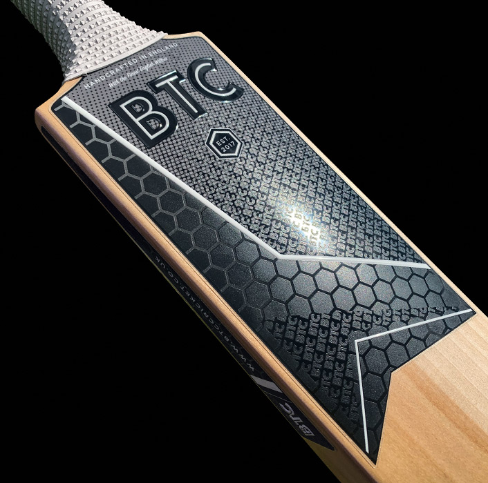 BTC Cricket Bat Sticker design