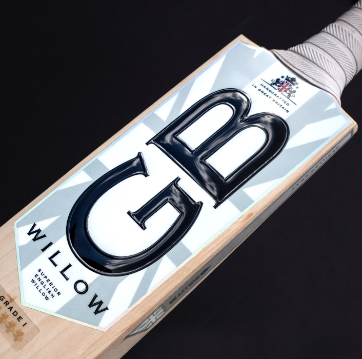 GB Willow Cricket Bat Sticker design