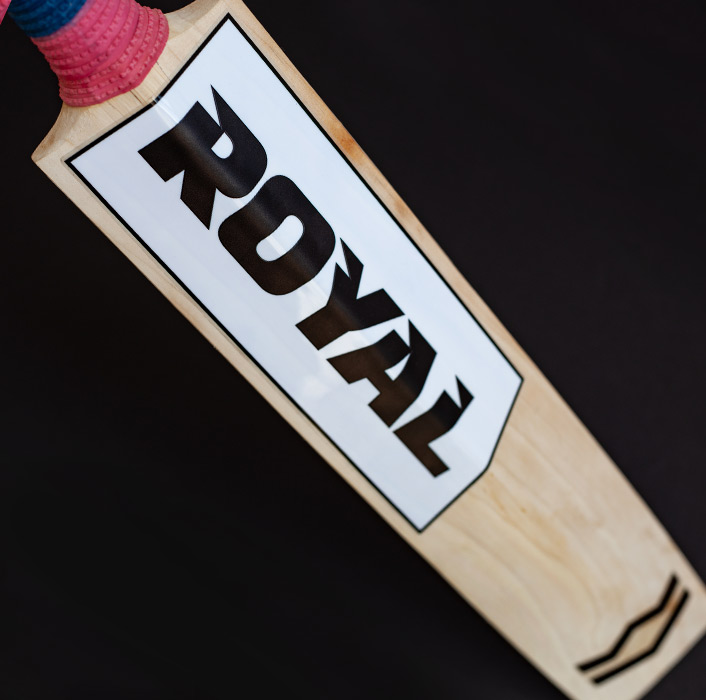 Royal Cricket Bat Sticker design