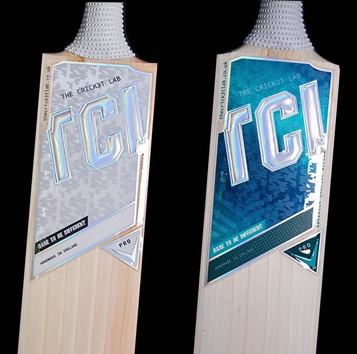 The Crick3t Lab Custom Cricket Bat Sticker Design