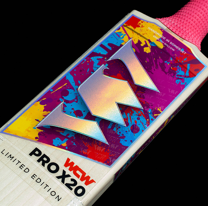World Class Willow Custom Cricket Bat Sticker Design